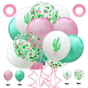 Grandest Birch 22Pcs Lovely Flamnigo Leaf Pineapple Cactus Balloon Wedding Birthday Party Decor