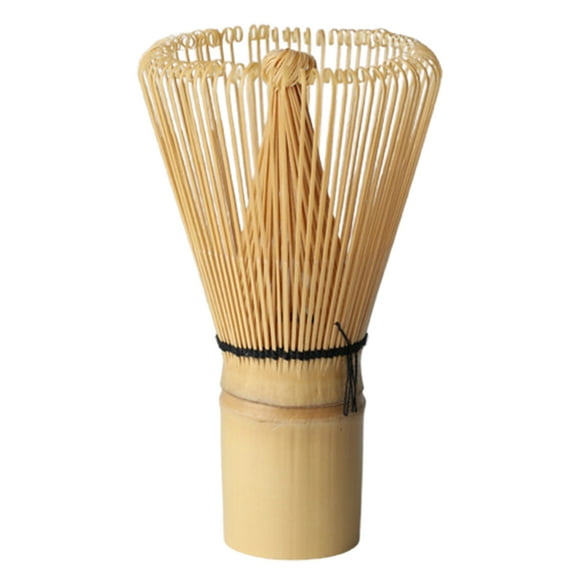 Grandest Birch 2PCS Tea Powder Whisk Easy to Clean Quick Mixing Japanese Style Bamboo Matcha Green Tea Whisk for Home,Log Color