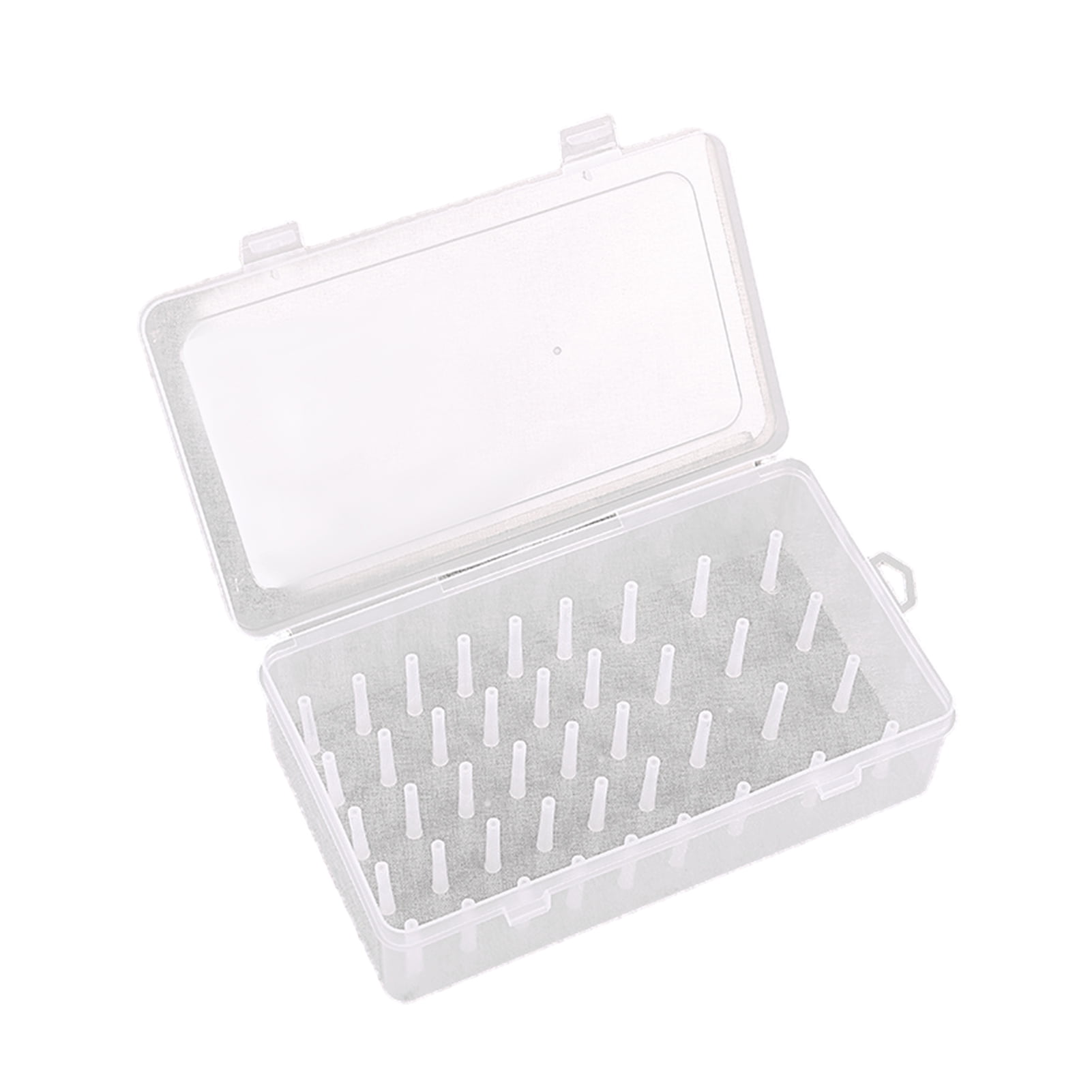 Birch Thread Box Grandest Birch 3PCS 42 Axis Sewing Threads Box Transparent Needle Wire ...