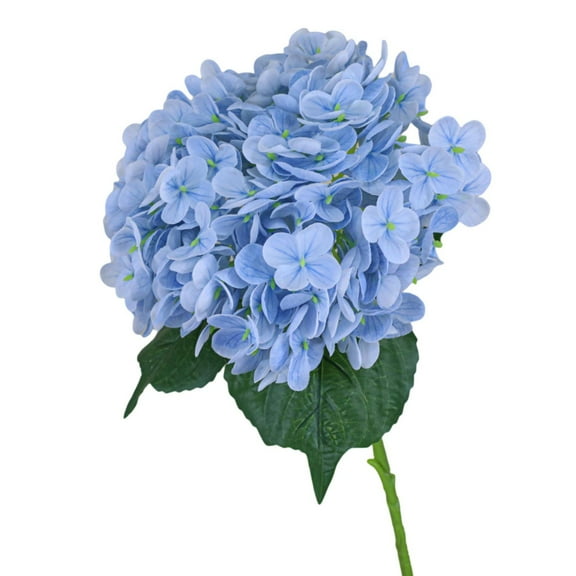 Grandest Birch 3PCS Artificial Flower Not Withered Non-fading Realistic Real Touch Vibrantly Color Home Decoration Photography Props Artificial Silk Hydrangea Flower Wedding Centerpieces,Blue