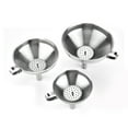 thumbnail image 1 of Grandest Birch 3PCS Stainless Steel Funnel with Detachable Filter Cooking Oil Transmit Kitchen Tools, 1 of 8