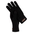 thumbnail image 1 of Grandest Birch 5 Pairs Faux Leather Logo 3D Jacquard Ribbed Cuffs Thickened Fleece Lining Men Gloves Autumn Winter Knitted Gloves Black, 1 of 7