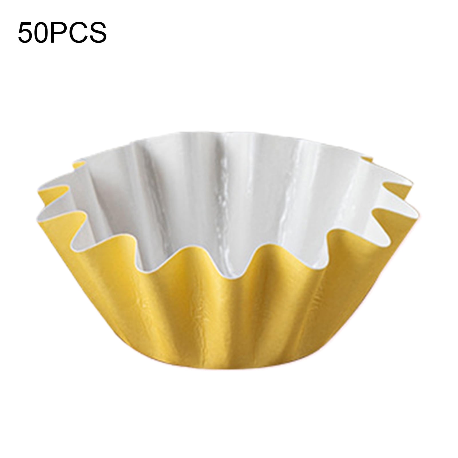 Grandest Birch 50Pcs Hard Muffin Cupcake Liner Paper Backing Cups Case ...