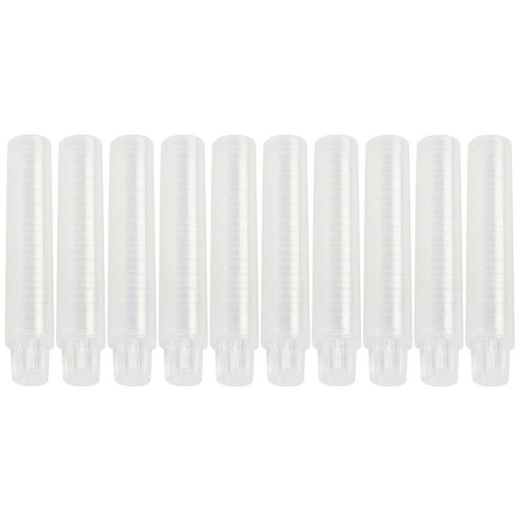 Grandest Birch 60Pcs Chalk Holder Transparent Eco-friendly PP Keep Fingers Clean Chalk Clutch Holder for Teacher,Transparent