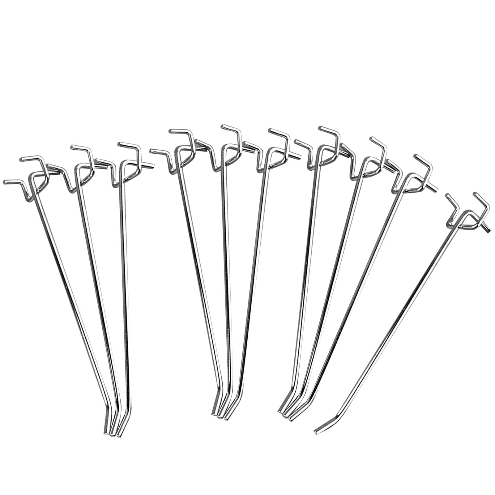 Grandest Birch 60Pcs Pegboard Hooks Professional Heavy Duty Iron Easy Installation Wall Mount Hanging Tools for Workshops Garages,4