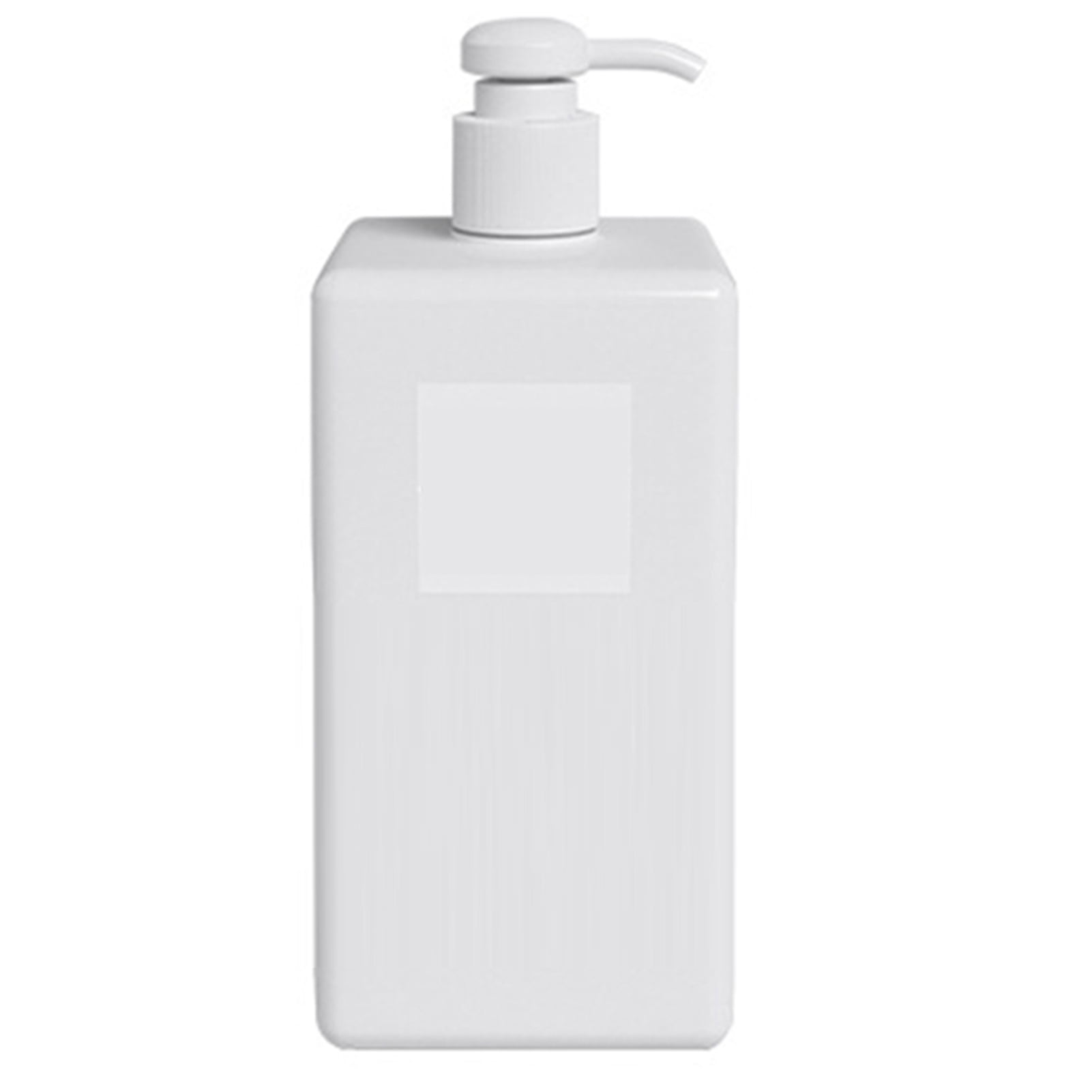 Grandest Birch 6PCS 450ml Plastic Liquid Soap Lotion Dispenser Refillable Press Pump Bottle,White,450ML