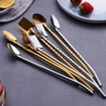 thumbnail image 1 of Grandest Birch 8PCS Straw Spoon with Long Handle Reusable Sturdy Multi-functional Stainless Steel Kitchen Tools Fruit Spoons for Dining Room, 1 of 12