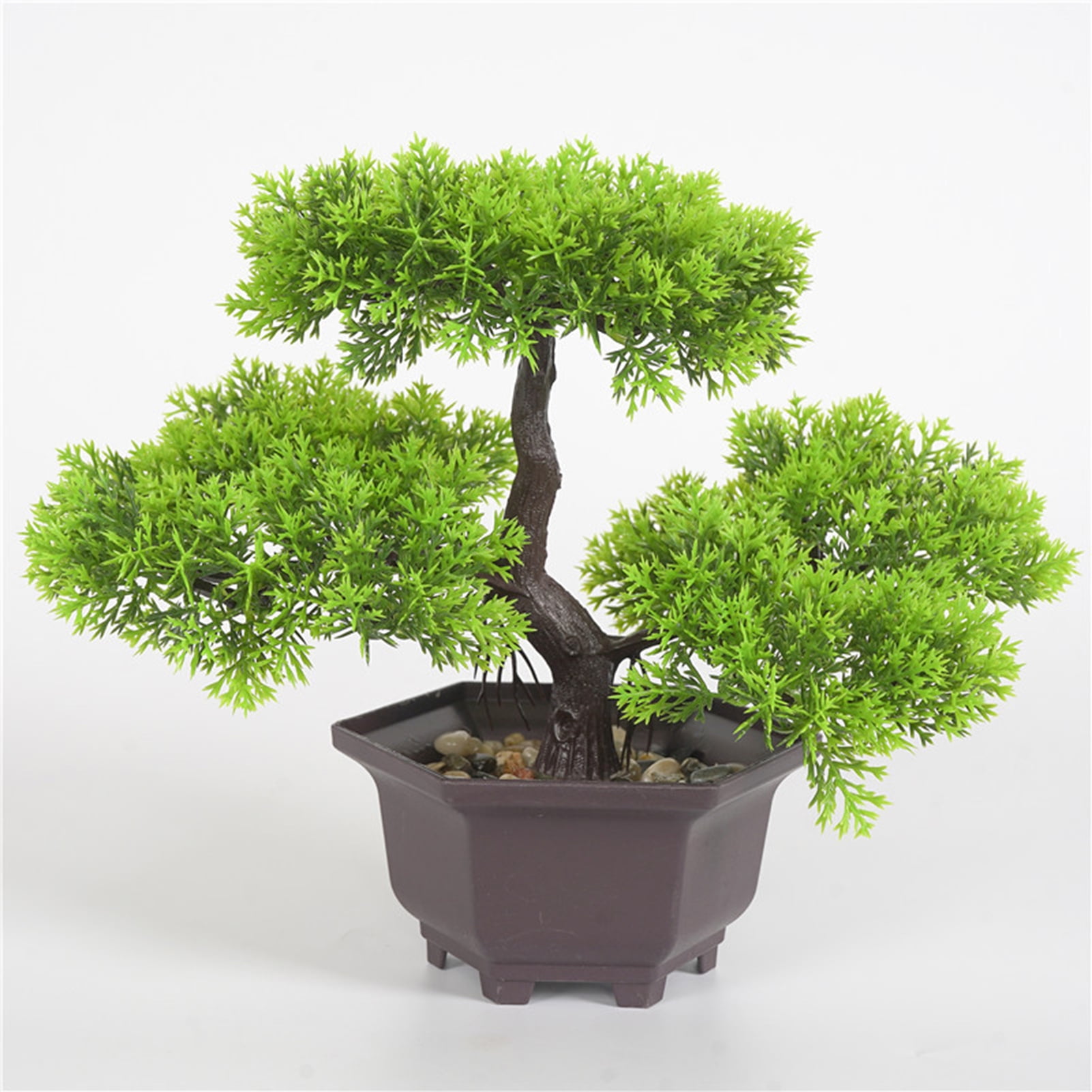 Grandest Birch Artificial Plant Bonsai Realistic Beautiful Ornamental  Simulation Pine Needles Cypress Plants Bonsai for Home - Walmart.com