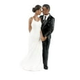 thumbnail image 1 of Grandest Birch Bride Groom Black Skin Figurine Wedding Cake Topper Decoration Doll Marry Supply Western-style Durable Easy to Use, 1 of 7