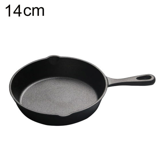 Grandest Birch Cast Iron Skillet Non-stick Frying Pan Cooking Pot Restaurant Chef Cookware Non-stick Cookware Easy to Clean Cast I