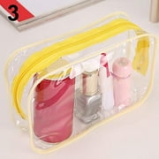 Grandest Birch Clear Transparent Outdoor Travel Cosmetic Make Up Toiletry Bag Zipper Pouch Portable Mini Zip Outdoor Use Storage B