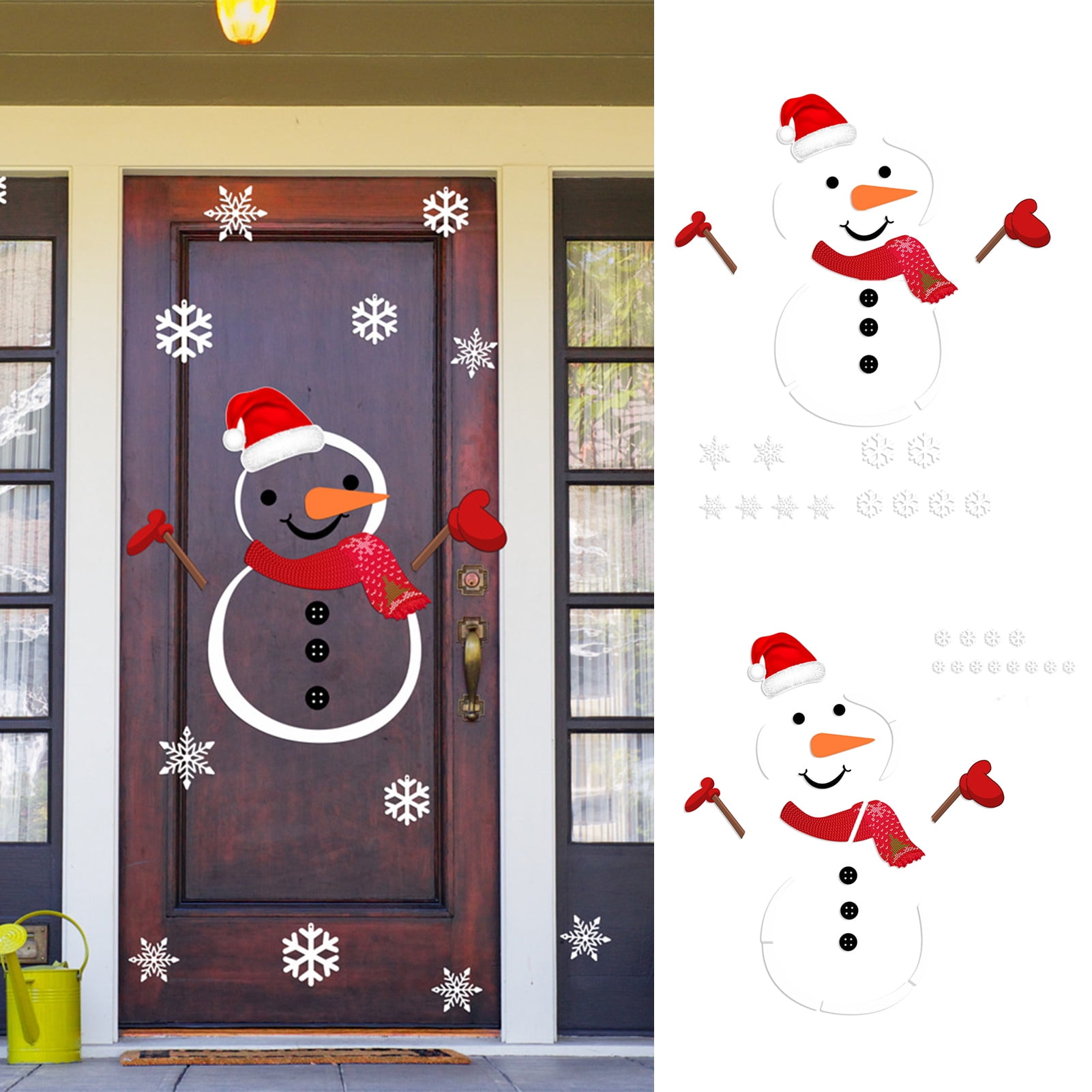Grandest Birch DIY Christmas Snowman Decoration Outdoor Garage Door