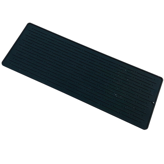 Grandest Birch Dish Drying Mat Waterproof Heat Insulation Silicone Multipurpose Anti-slip Foldable Draining Pad for Kitchen Heat I