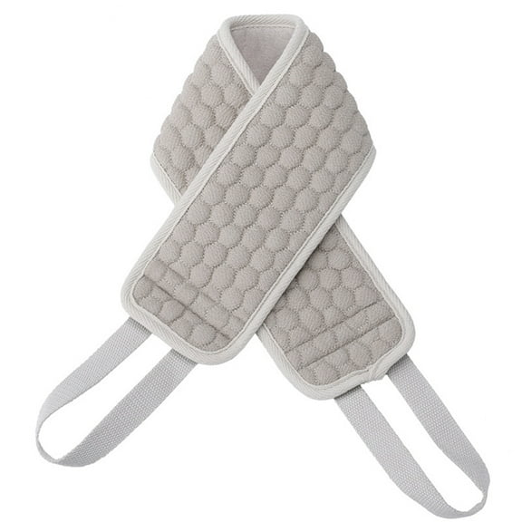 Grandest Birch Double-faced Exfoliating Back Strap Shower Loofah Body Scrubber Soft Bath Towel Handing Design Double-faced Skin-fr