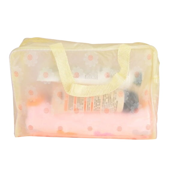 Grandest Birch Durable Portable Flower Waterproof Travel Cosmetic Toiletry Storage Pouch Makeup Bag