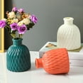 thumbnail image 1 of Grandest Birch Flower Vase Unbreakable European Style Solid Color Modern Round Opening Desktop Decor Plastic Plant Vase Home Supplies Housewarming Gift, 1 of 8