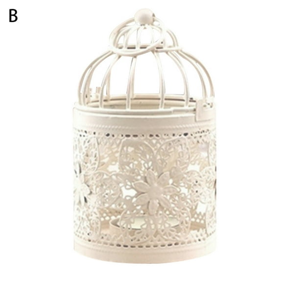 Grandest Birch Hanging Hollow Candle Holder Stand Antique Moroccan Style Lantern Wedding Decor Flower Hollow Hanging Decoration Mo