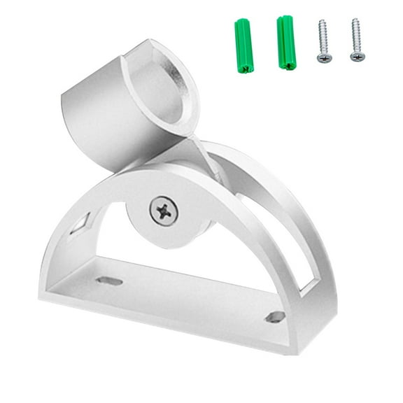 Grandest Birch Home Bathroom Aluminium Wall Mounted Shower Sprayer Head Holder Fixing Bracket Wall Mounted Adjustable Easy to Inst