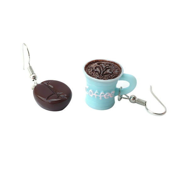 Grandest Birch Hook Earrings Fine Workmanship Lively Jewelry Resin Hoop Earrings for Daily Life Resin Blue