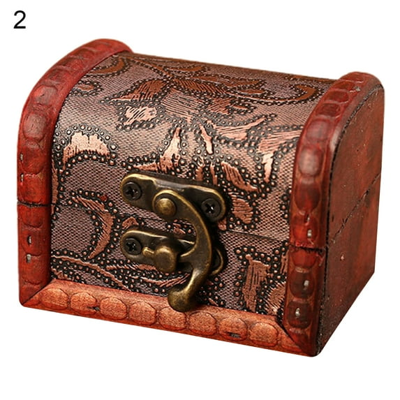 Grandest Birch Jewelry Organizer Retro Elegant Wooden European Style Jewelry Storage Case Household Supplies Retro Vintage with Bu