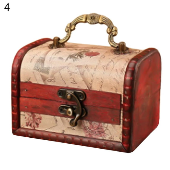 Grandest Birch Jewelry Storage Box Multi-function Rustic Eco-friendly All Purpose Wooden Jewelry Box for Home Lightweight Portable
