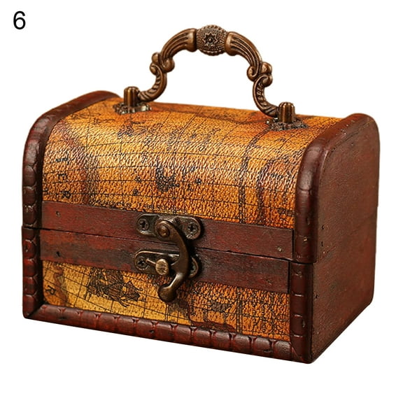Grandest Birch Jewelry Storage Box Multi-function Rustic Eco-friendly All Purpose Wooden Jewelry Box for Home Lightweight Portable