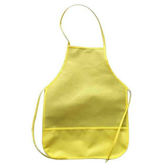 Grandest Birch Kids Children Non-woven Fabric Pocket Apron Kitchen Painting DIY Art Class Cover with Pocket Waterproof Breathable