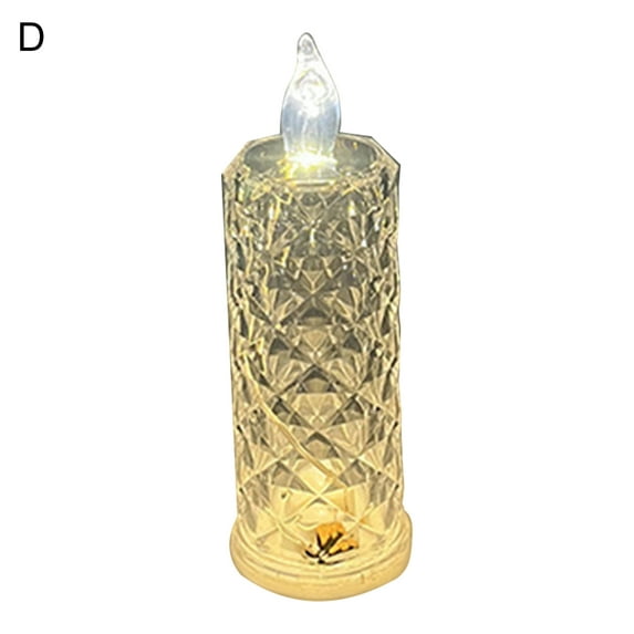 Grandest Birch LED Candle Realistic Looking Reusable Plastic Mini Candle Lamp Tealight Night Lights for Home Vivid Eye-catching Ec