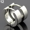 thumbnail image 1 of Grandest Birch Men Women Punk Gothic Stainless Steel Hoop Stud Earrings Jewelry Stainless Steel Pink, 1 of 8