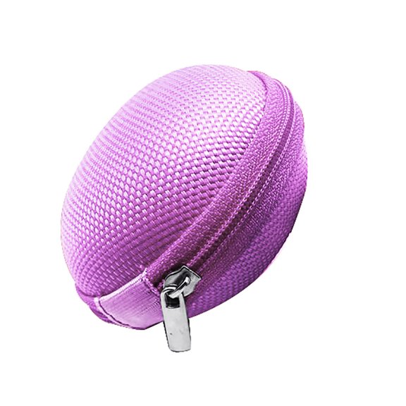 Grandest Birch Mini Round Earphone Earbuds USB Cable Storage Bag Carrying Case Organizer Pouch Durable Mini Earphone Storage Bag