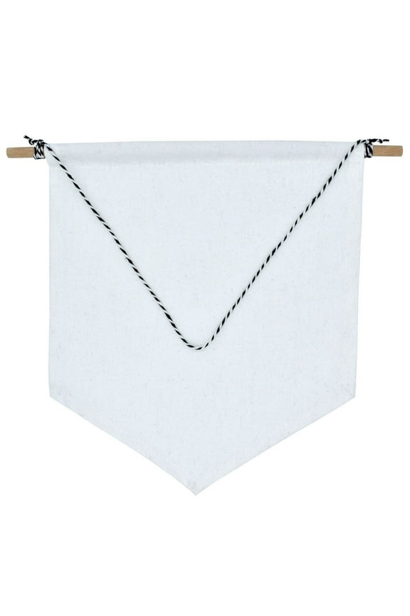 Nordic Blank Cotton Brooch Pin Badge Holder Hanging Wall Display Banner Flag Blank Hanging Decor Brooch Pin Holder