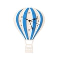 thumbnail image 1 of Grandest Birch Nordic Style Hot Air Balloon Shape Wooden Mute Wall Clock Kid Bedroom Home Decor Hot Air Balloon Shape Lovely Mute, 1 of 8