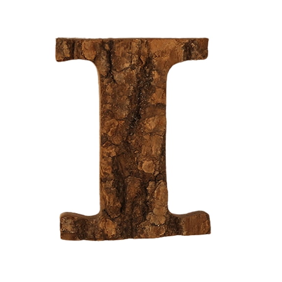 Grandest Birch Number Figurine Flat Back Bark Surface Wood Fine Workmanship Number Art Ornament for Party Delicate Solid Decorativ
