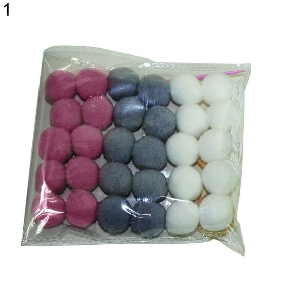 Grandest Birch Pom Pom Ball Garland Wall Hanging Ornament Nursery Birthday Party Decoration Hanging Decoration Party Accessories 3