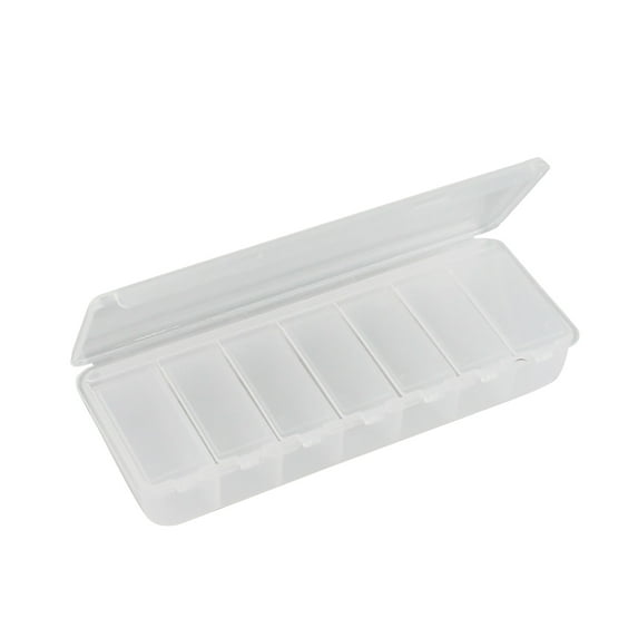 Grandest Birch Portable 7 Compartments Travel Pill Box Medicine Drug Storage Container Case Portable 7 Compartments Pill Storage D