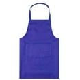 thumbnail image 1 of Grandest Birch Pure Color Halter Sleeveless Pocket Housework Kitchen Cooking BBQ Work Apron Folding Easy to Clean Pocket Durable A, 1 of 8