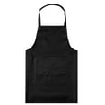 thumbnail image 1 of Grandest Birch Pure Color Halter Sleeveless Pocket Housework Kitchen Cooking BBQ Work Apron Folding Easy to Clean Pocket Durable A, 1 of 8