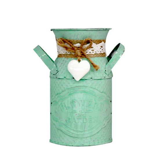 Grandest Birch Round Cylindrical Flower Plant Pot Planter Iron Art Garden Living Room Decor Durable Easy to Use Cylindrical Flower