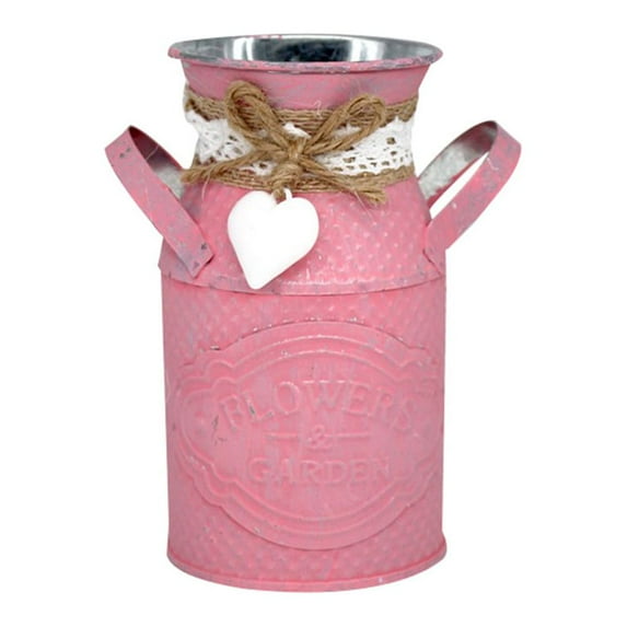 Grandest Birch Round Cylindrical Flower Plant Pot Planter Iron Art Garden Living Room Decor Durable Easy to Use Cylindrical Flower