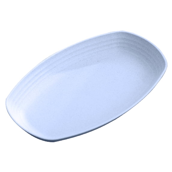 Grandest Birch Serving Plate Solid Color Dirt Resistant PP Fruit Sushi Platter Party Favors Solid Color Dirt Resistant Easy to Cle