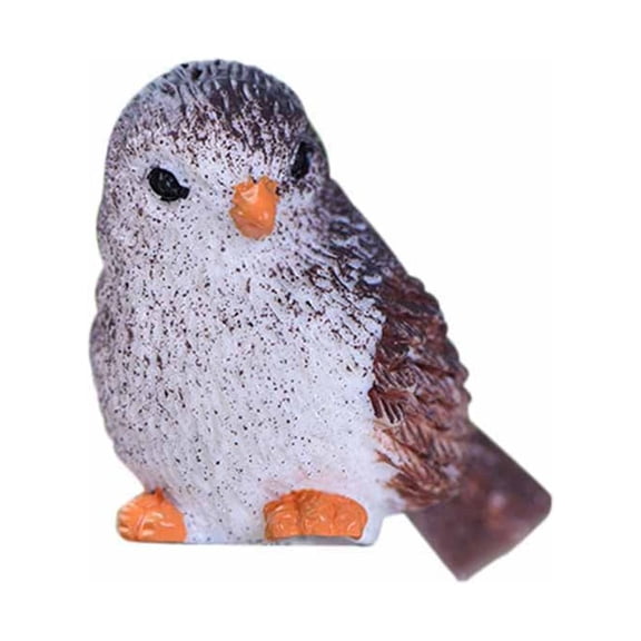 Grandest Birch Simulation Bird Animal Mini Figurine Model DIY Landscape Garden Ornament DIY Landscape Decor Table Decor Bird Desi