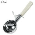 thumbnail image 1 of Grandest Birch Stainless Steel Fruit Mash Ice Cream Ball Scoop with Plastic Handle Kitchen Tool Durable Non Slip Kitchen Tool Ice, 1 of 7