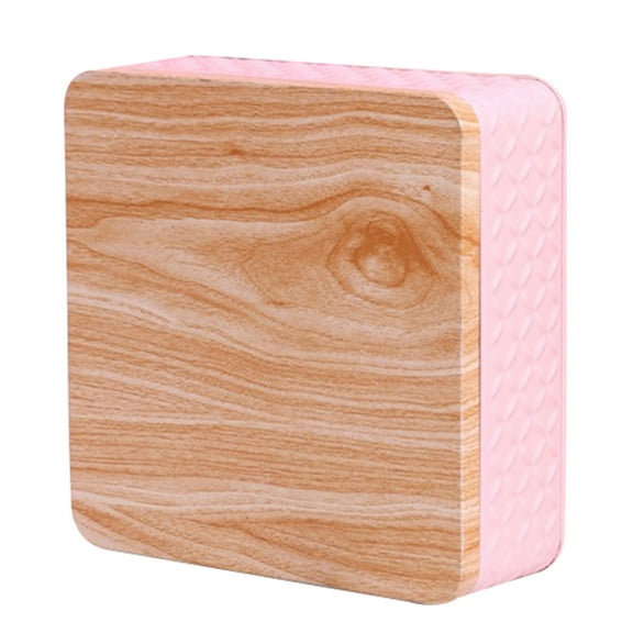 Grandest Birch Storage Container with Lid Multi-Purpose Iron Square Refillable Empty Candy Box for Home with Lid Leak-proof Large