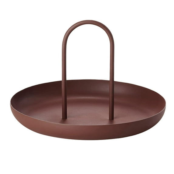 Grandest Birch Storage Plate Fine Workmanship Large Capacity ABS Fall Resistance Vanity Jewelry Storage Tray for Home Good Loading