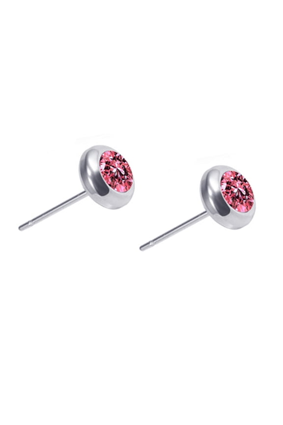 Unisex Rhinestone Stainless Steel Ear Stud Earrings Helix Piercing Jewelry Gift 304 Stainless Steel, Rhinestone Pin