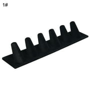 Grandest Birch Velvet Multi Finger Ring Stand Jewelry Organizer Display Holder Rack Counter Elegant Portable Abrasion Proof Durabl