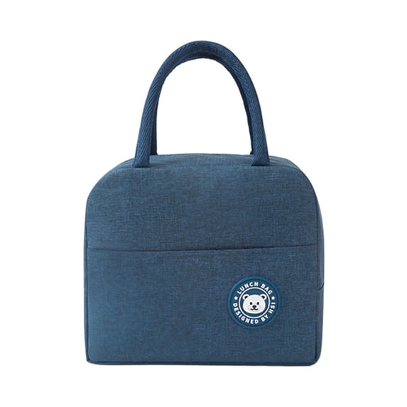 Grandest Birch Waterproof Lunch Bag Large Capacity Waterproof Fabric Reusable Lunch Box Container Tote Bag for Office