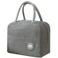 thumbnail image 1 of Grandest Birch Waterproof Lunch Bag Large Capacity Waterproof Fabric Reusable Lunch Box Container Tote Bag for Office, 1 of 7