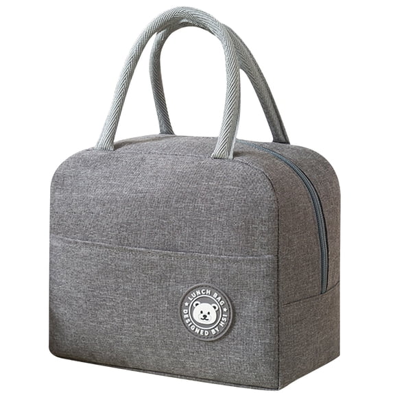 Grandest Birch Waterproof Lunch Bag Large Capacity Waterproof Fabric Reusable Lunch Box Container Tote Bag for Office