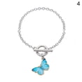 thumbnail image 1 of Grandest Birch Women Gradient Butterfly Necklace Bracelet Clavicle Chain Jewelry Gift Alloy Brown, 1 of 8